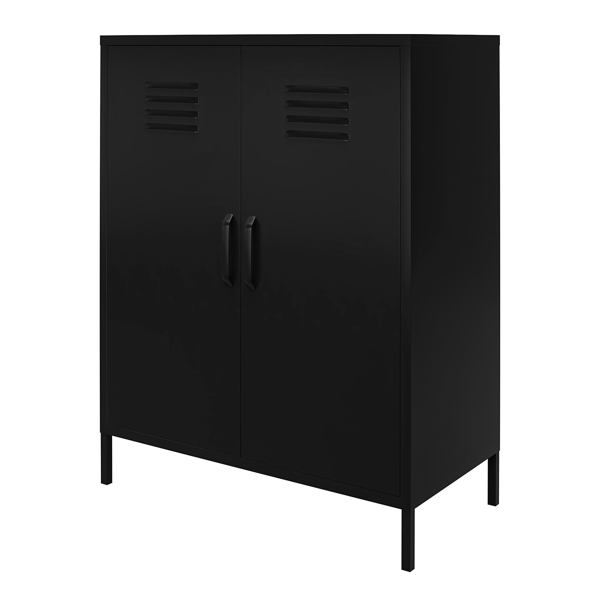 Shadwick 2 Door Metal Locker Style Accent Storage Cabinet