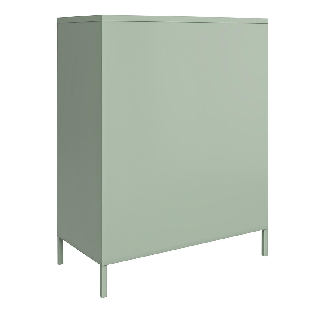 Shadwick 2 Door Metal Locker Style Accent Storage Cabinet